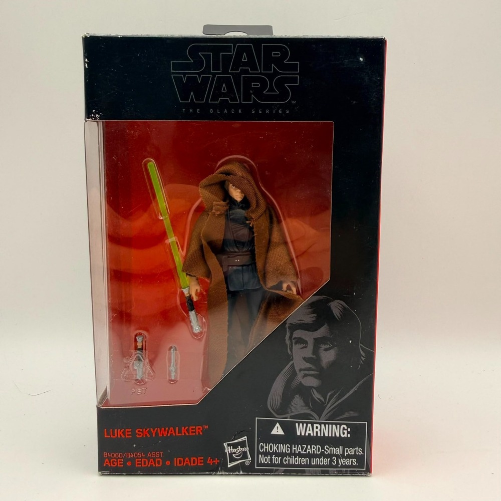 Star Wars Walmart Black Series Luke Skywalker Jedi Knight 3.75" New Black Box